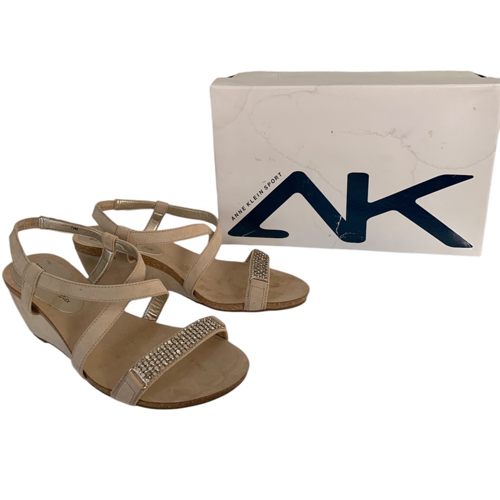 Anne Klein Sport Low Wedge Sandal